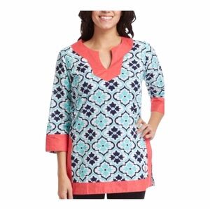 Simply Southern Women's Geometric Print Tunic Top